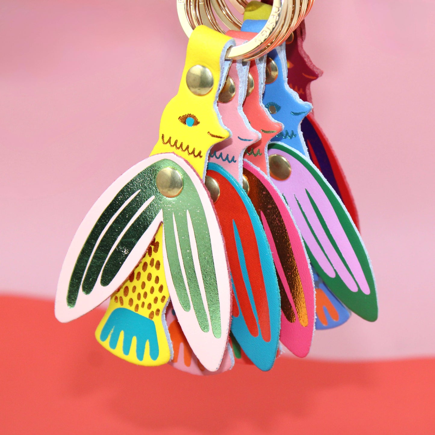 Songbird Key Fob: Pale Pink