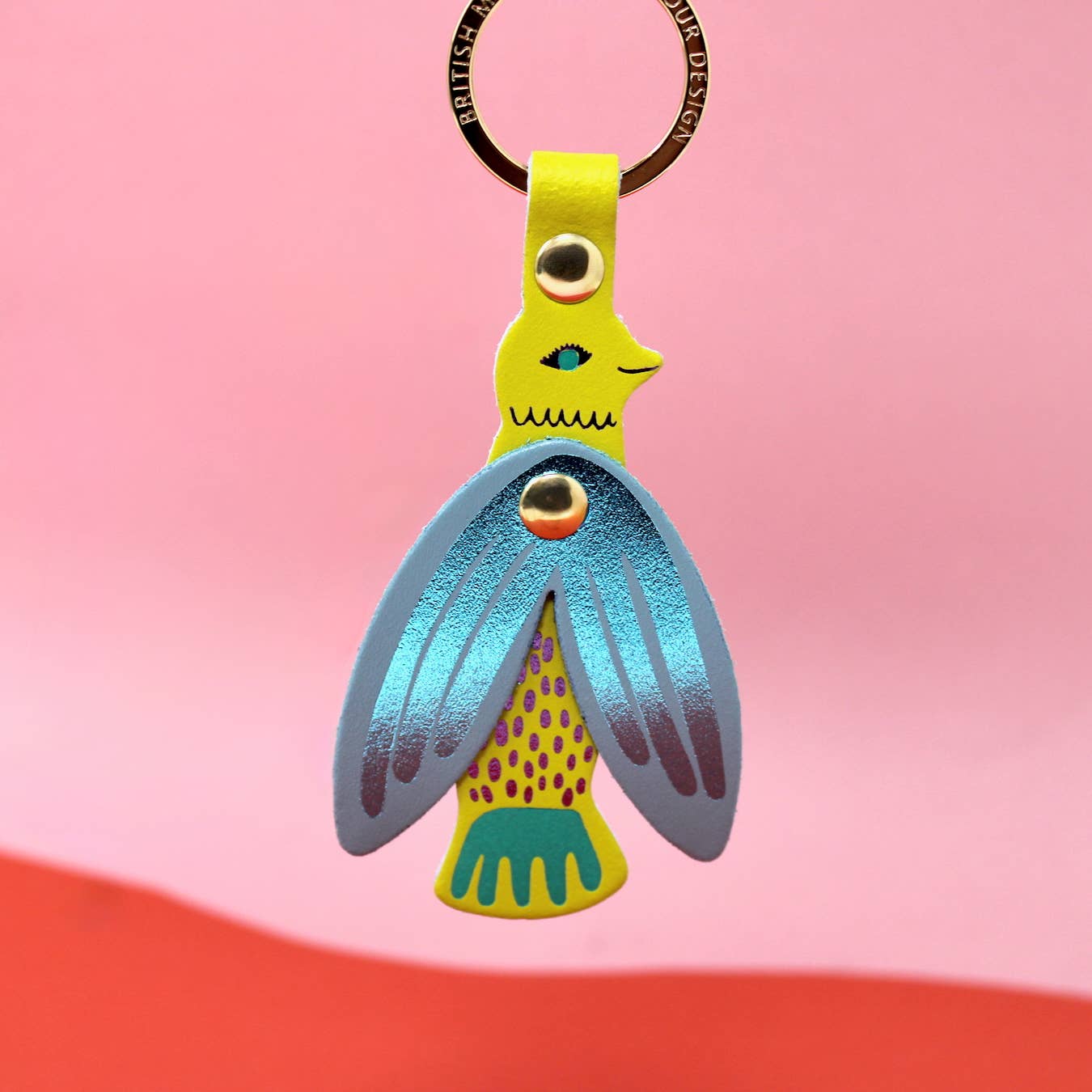 Songbird Key Fob: Pale Pink