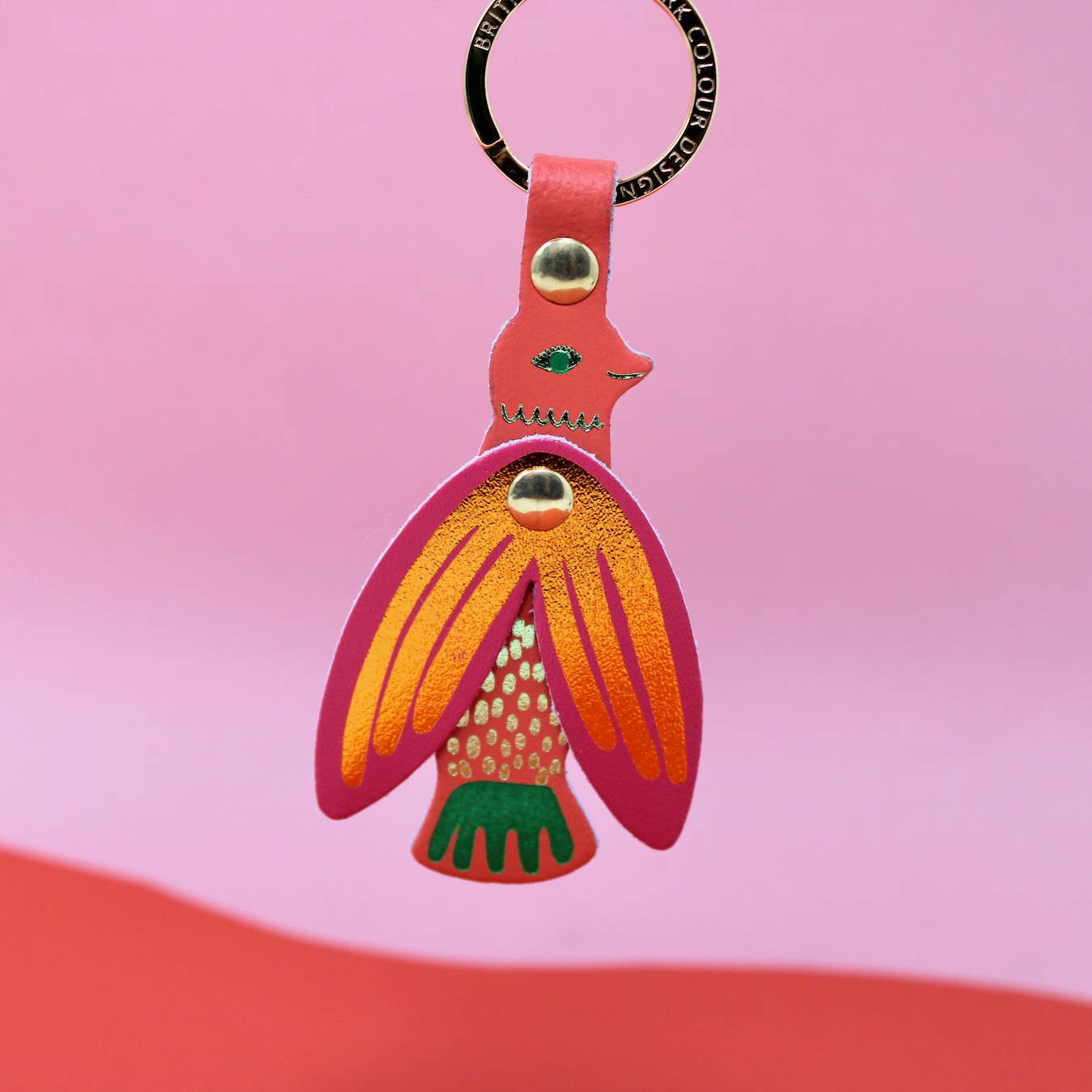 Songbird Key Fob: Pale Pink