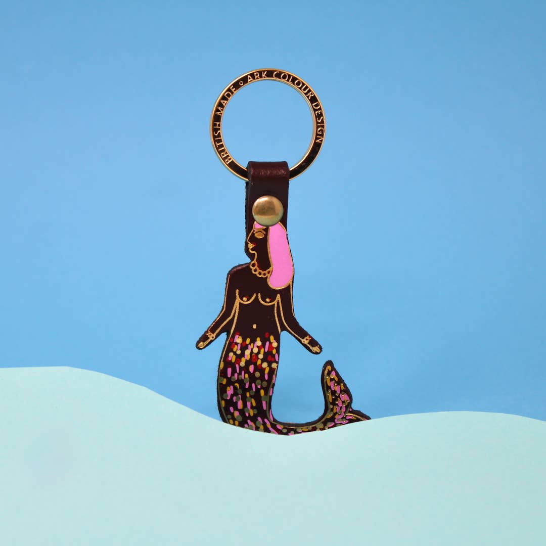 Mermaid Key Fob: Pink
