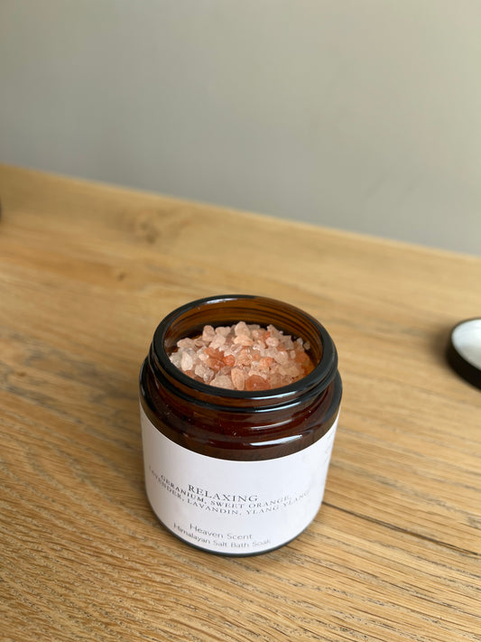 Recovery Himalayan Salts in a Brown Pharmacy Jar Spa (120ml/140g)