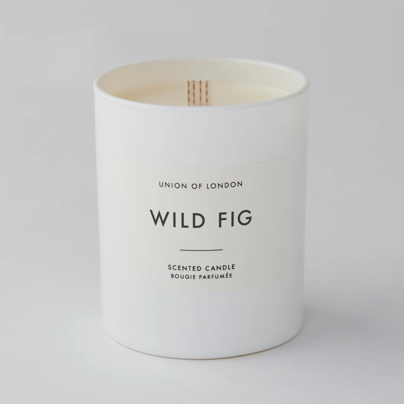 Wild Fig ‘Fruity Green' White Candle - Medium