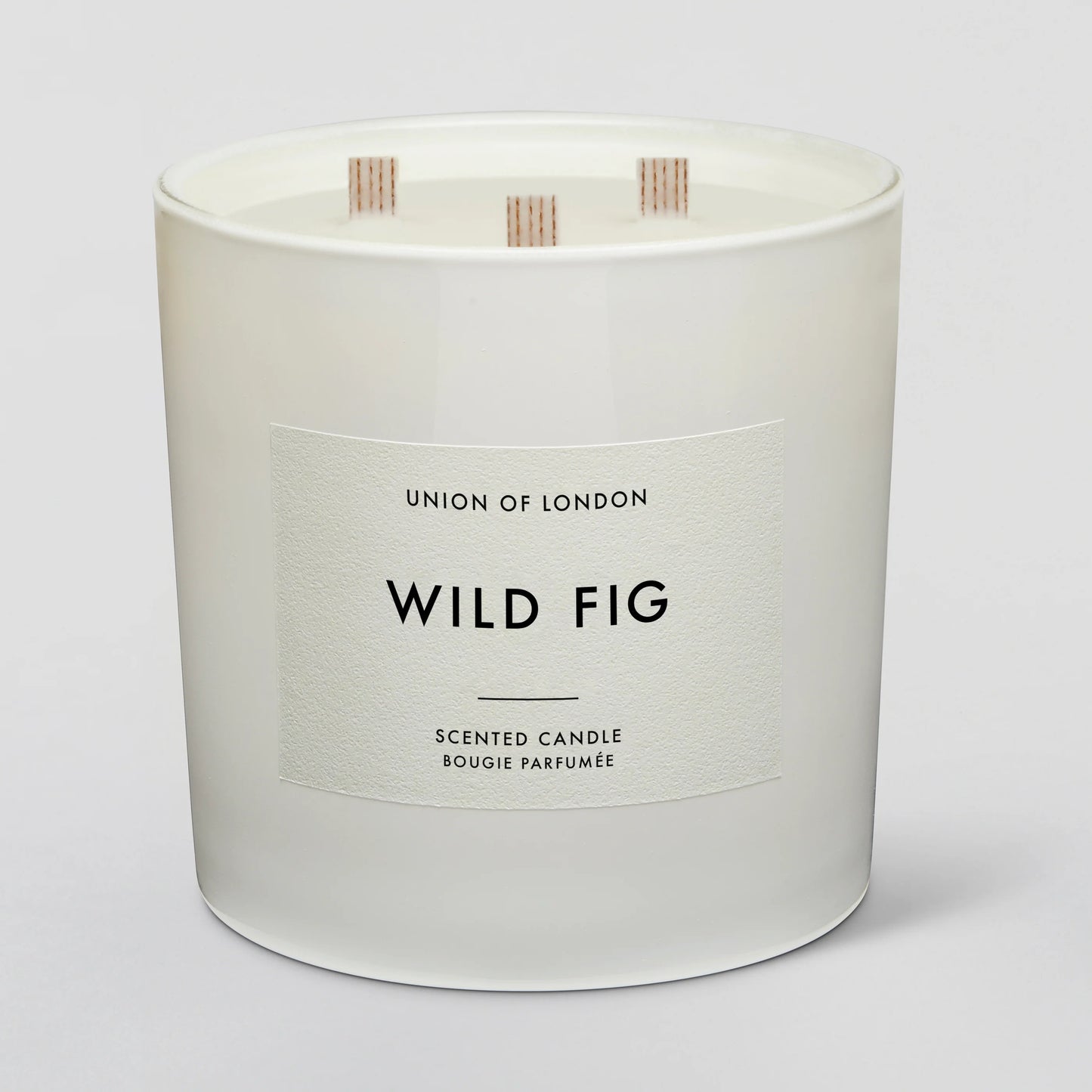 Wild Fig ‘Fruity Green' Triple Wick White Candle, 730G