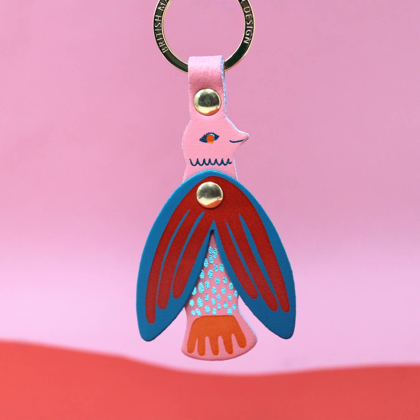 Songbird Key Fob: Pale Pink