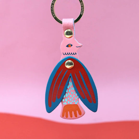 Songbird Key Fob: Pale Pink